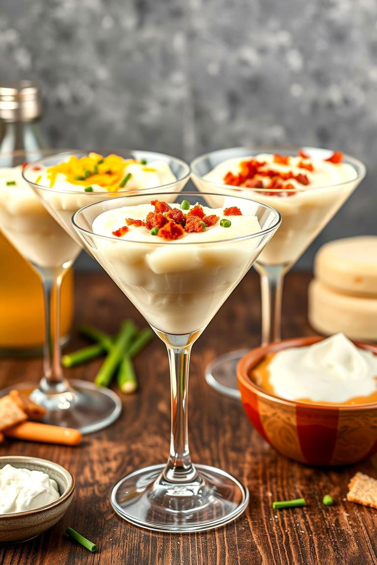 Mashed Potato Martini Bar - 24 Wedding Buffet Ideas