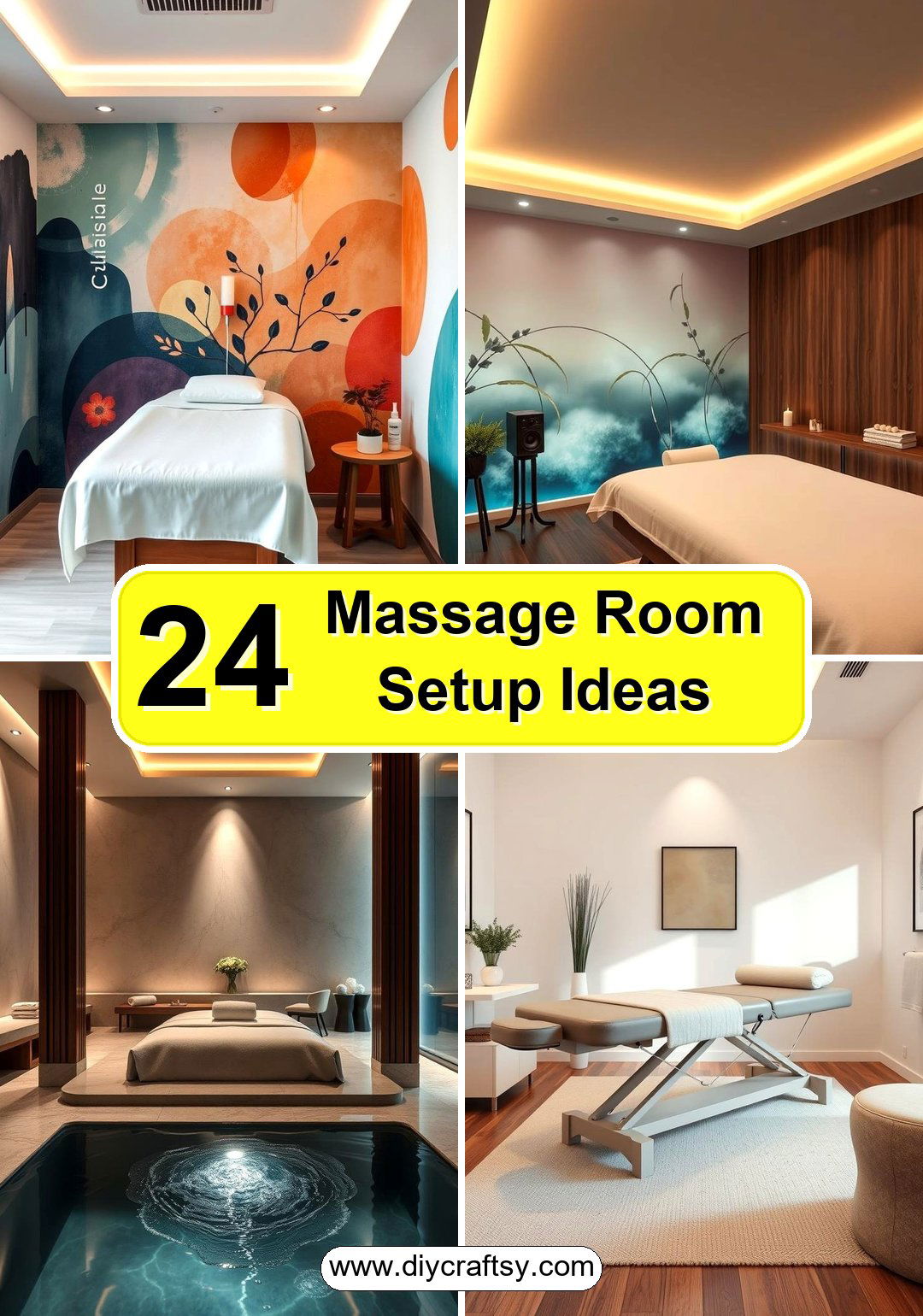 Massage Room Setup Ideas