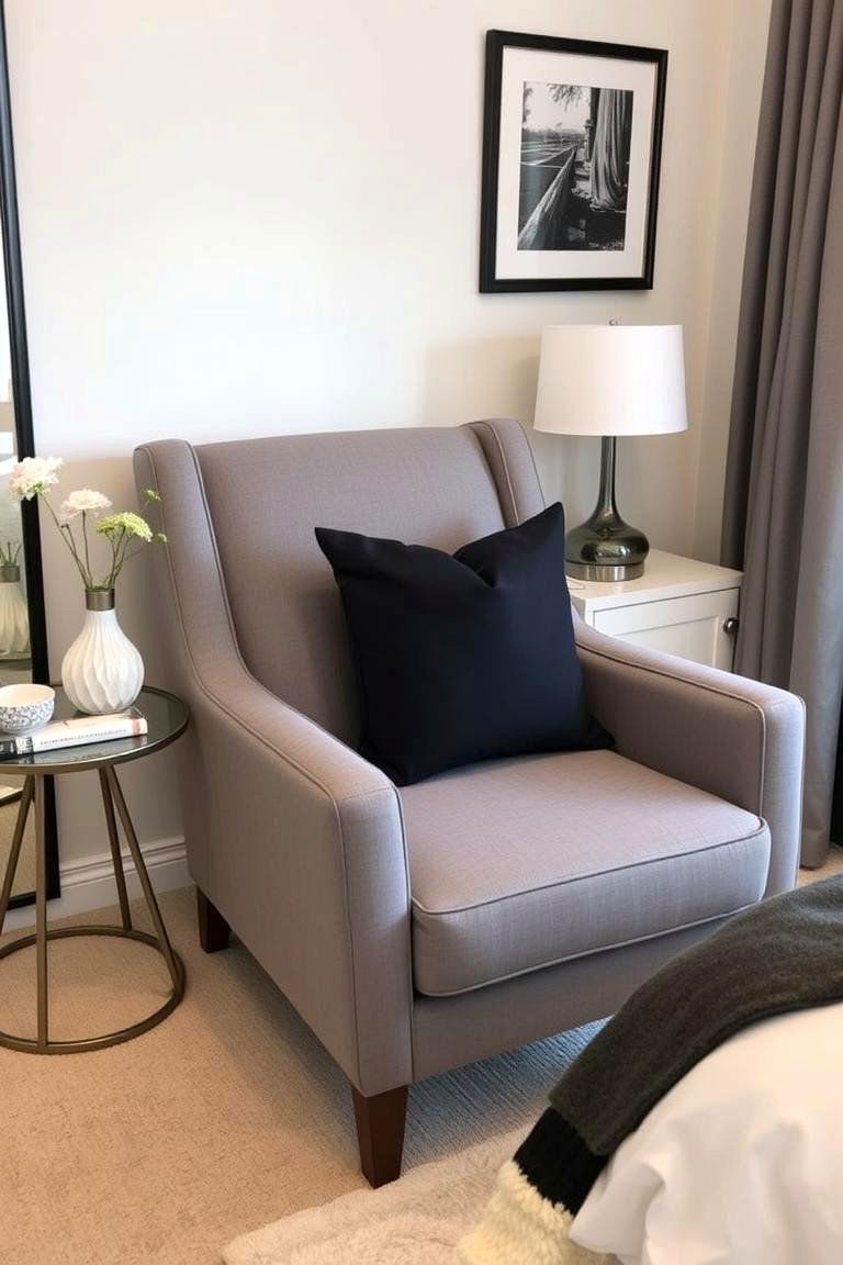 Matte Black Accent Pillows on Furniture - 24 Matte Black Bedroom Ideas