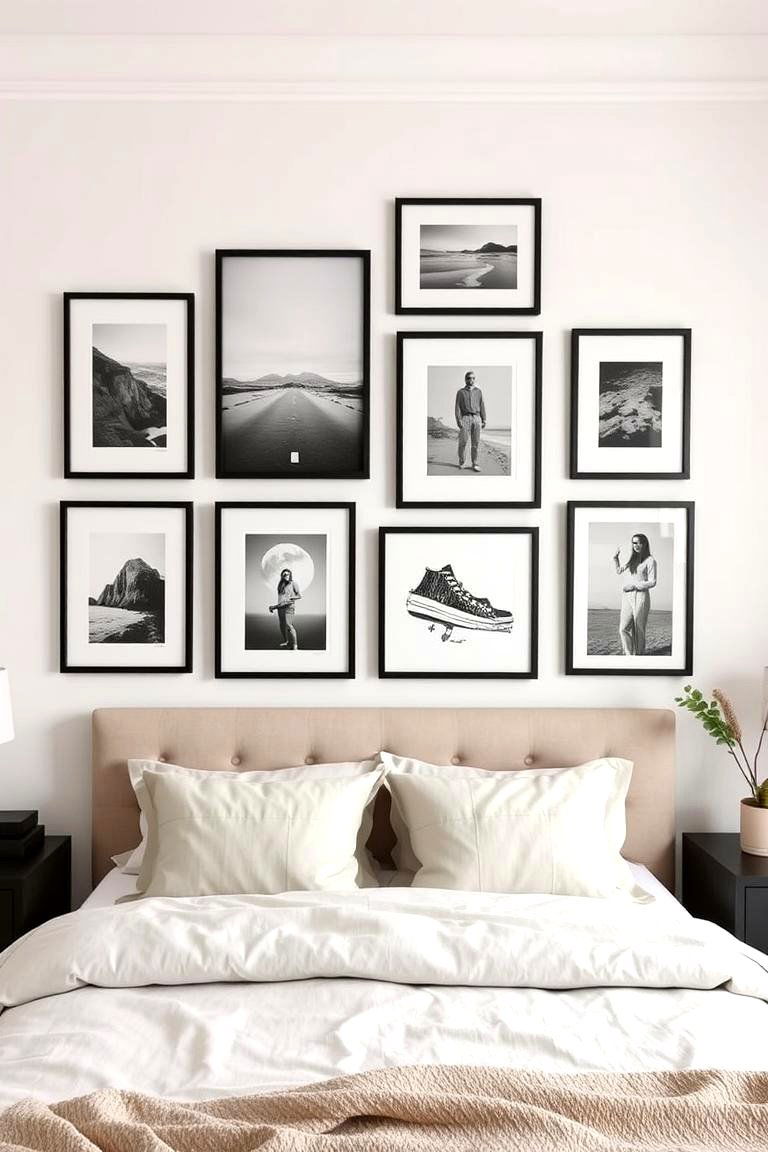 Matte Black Decorative Accents - 24 Matte Black Bedroom Ideas