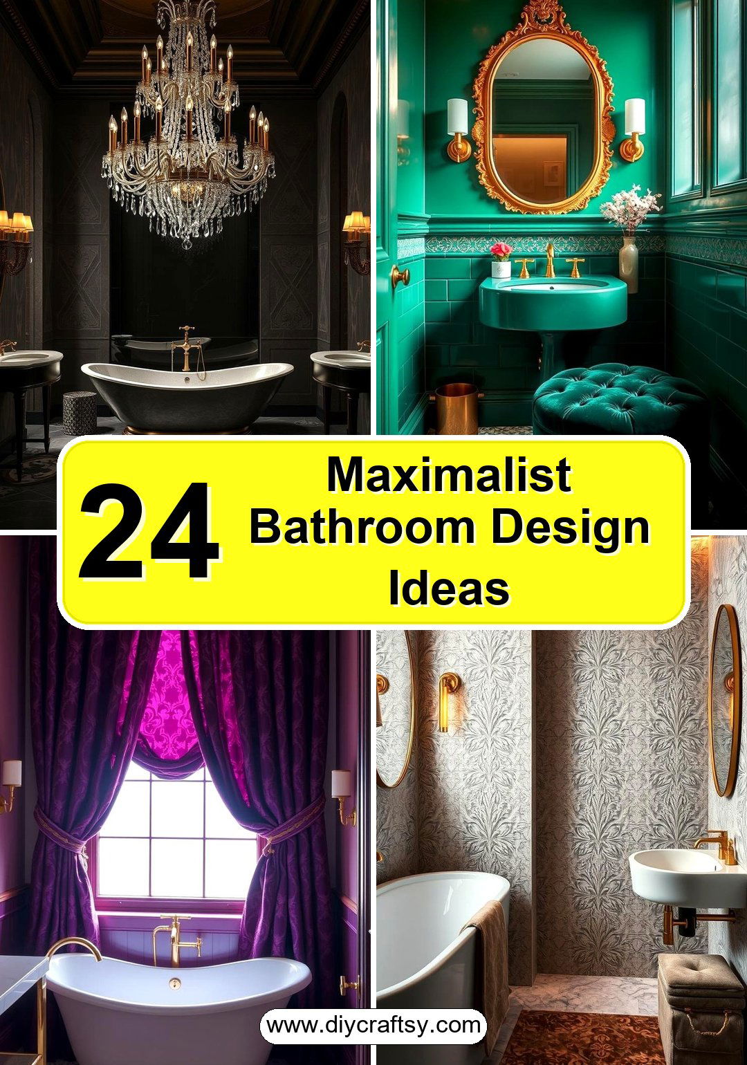 Maximalist Bathroom Design Ideas
