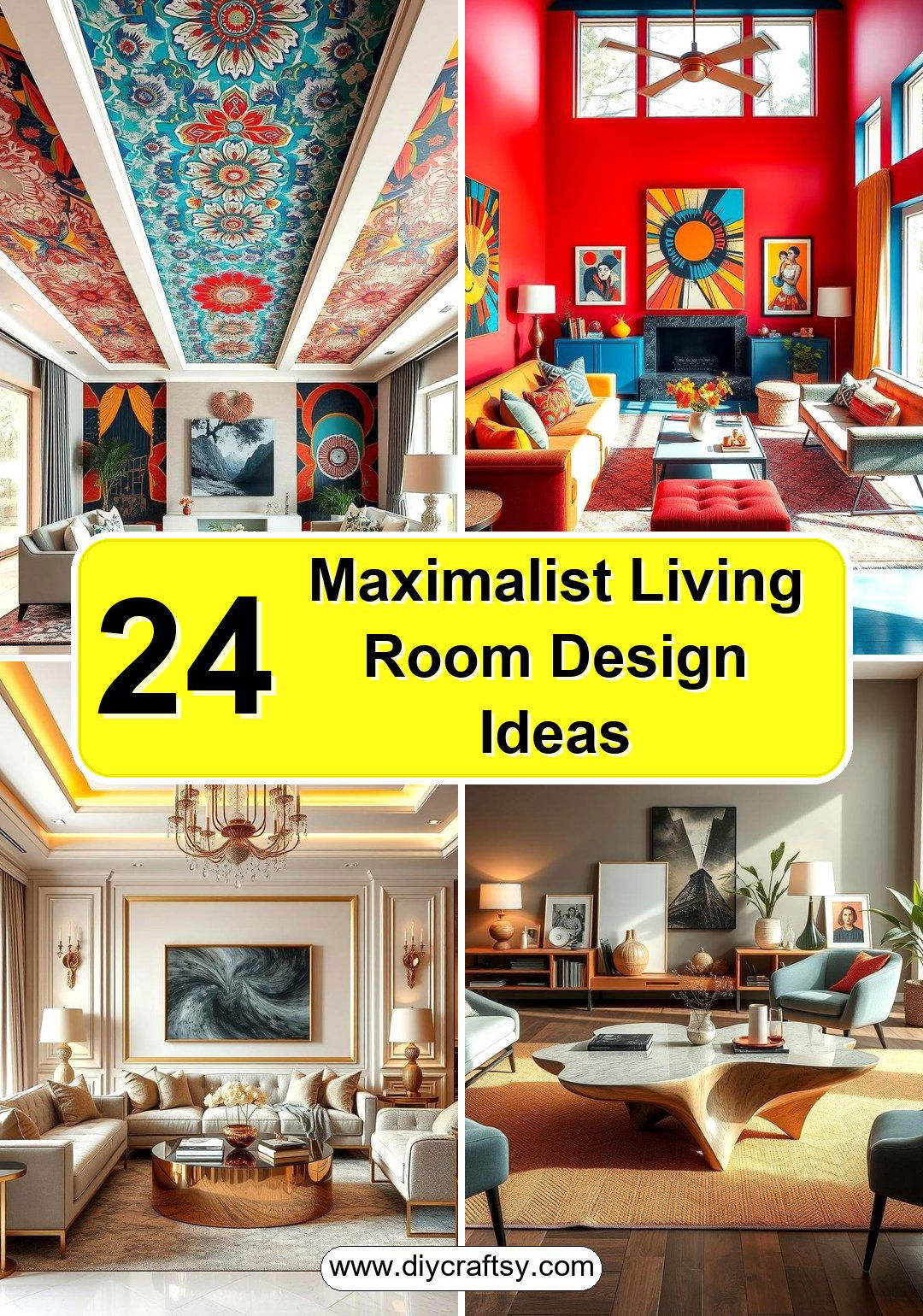 Maximalist Living Room Design Ideas