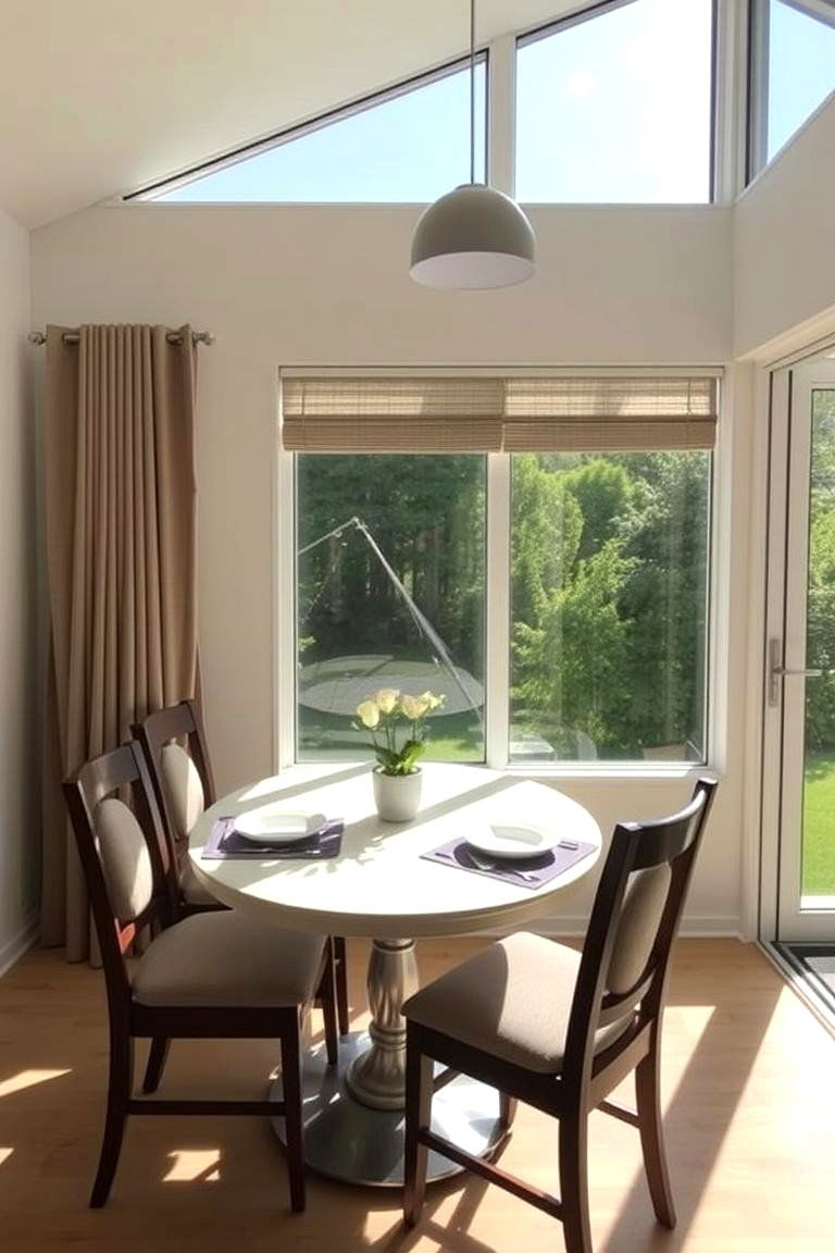 Maximize Natural Light - 24 Small Dining Room Ideas