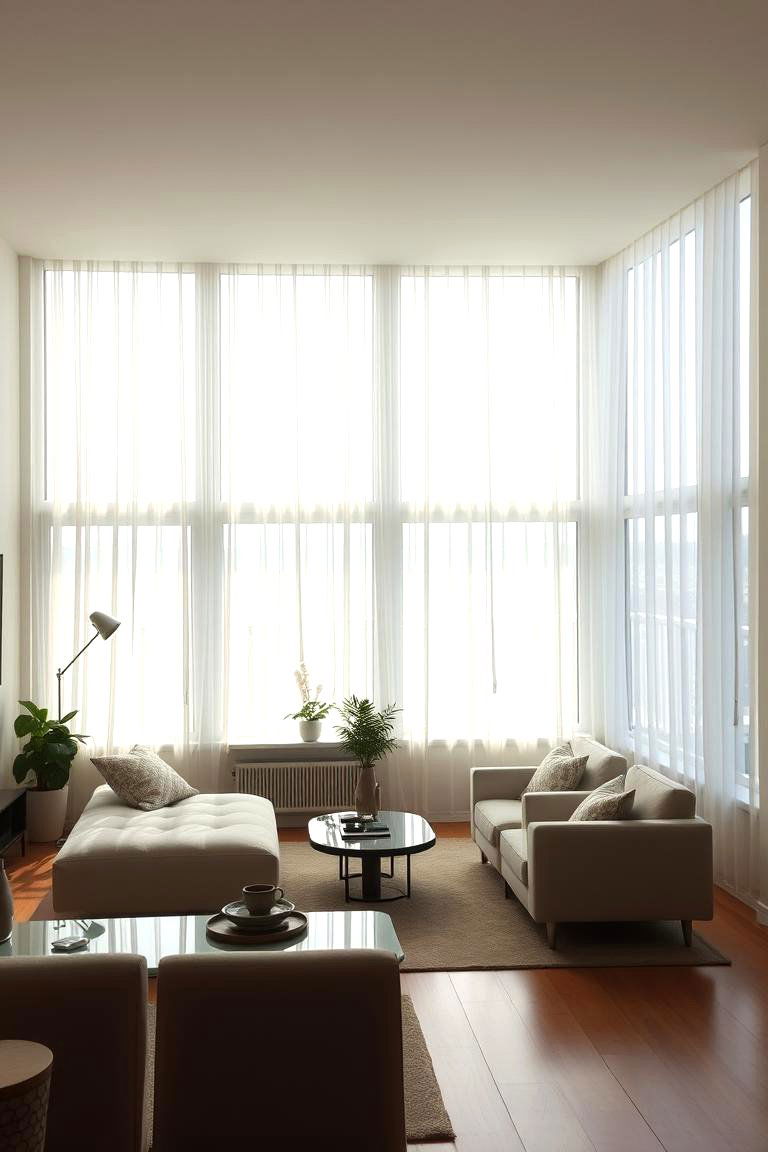 Maximize Natural Light with Large Windows - 24 Townhouse Interior Design Ideas