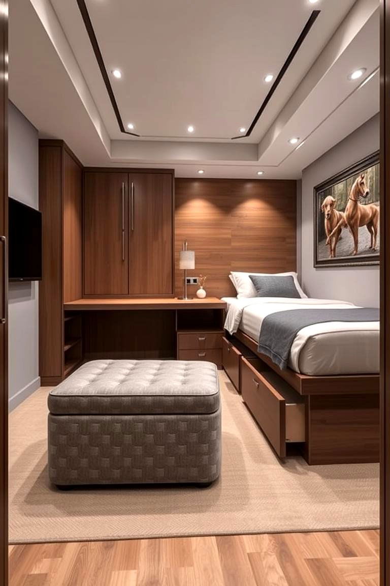 Maximize Storage with Multi Functional Furniture - 24 guest room ideas