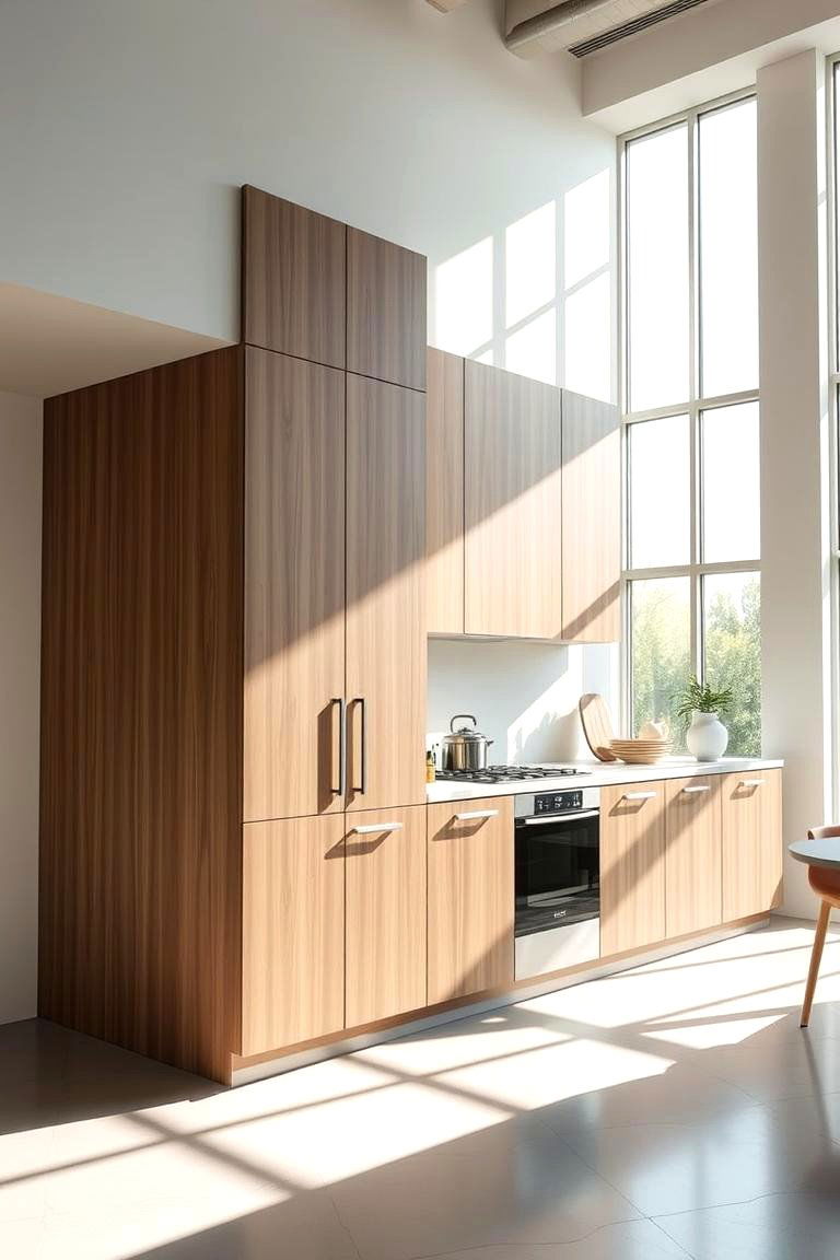 Maximize Vertical Space - 24 Floor to Ceiling Kitchen Cabinets