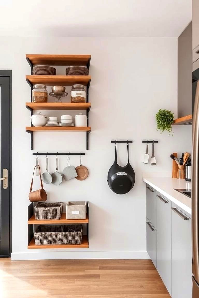 Maximize Vertical Space - 24 Minimalist Kitchen Ideas