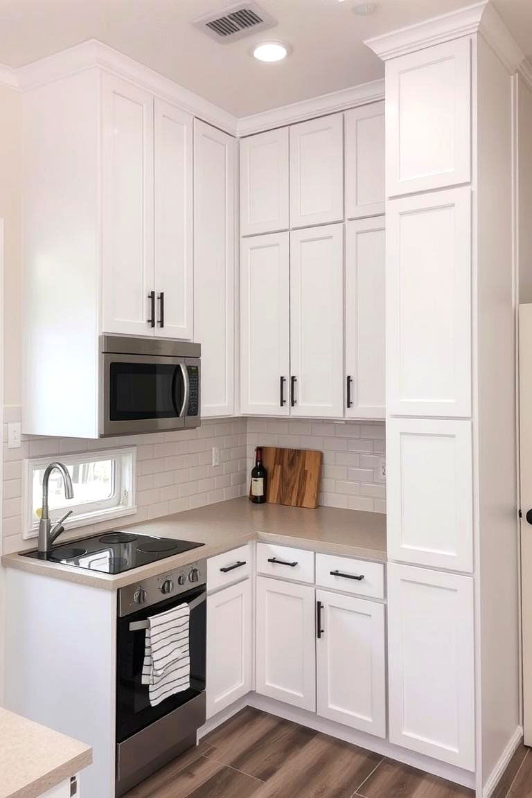 Maximize Vertical Storage - 24 Mobile Home Kitchen Ideas