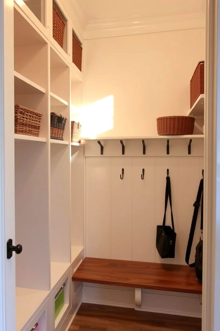 Maximized Storage Solutions - 24 Small Mudroom Ideas