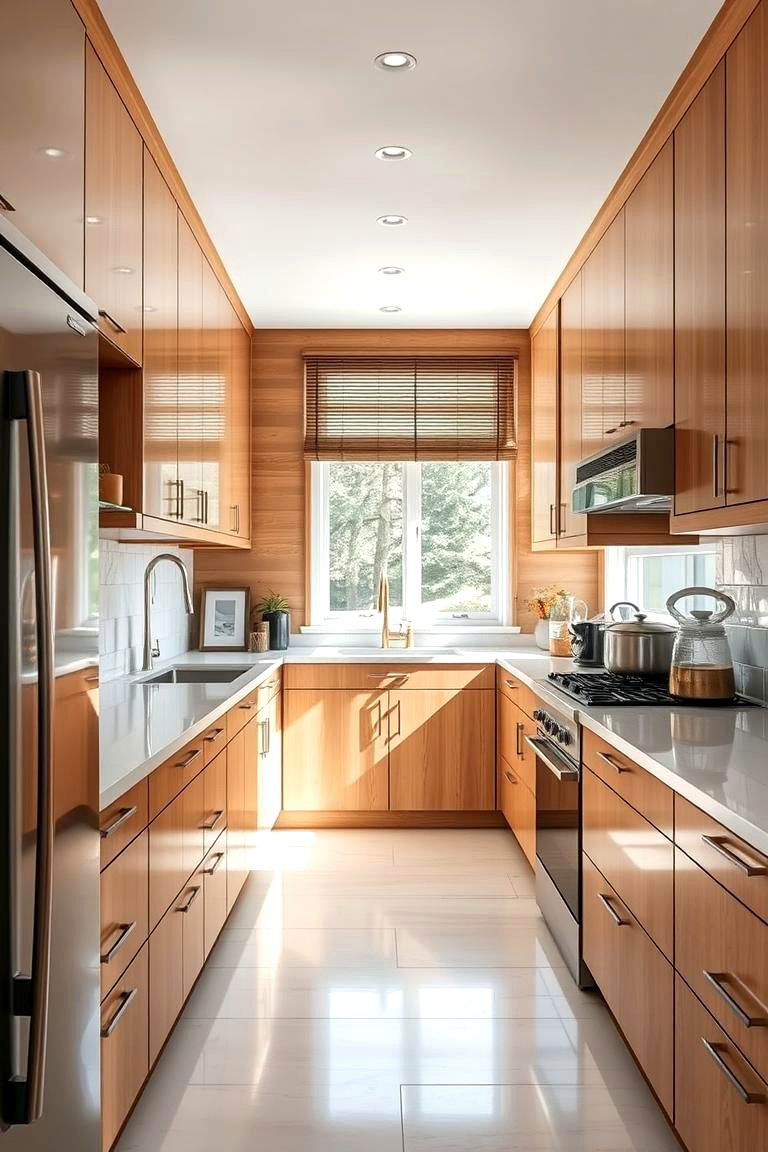 Maximizing Counter Space - 24 Galley Kitchen Ideas