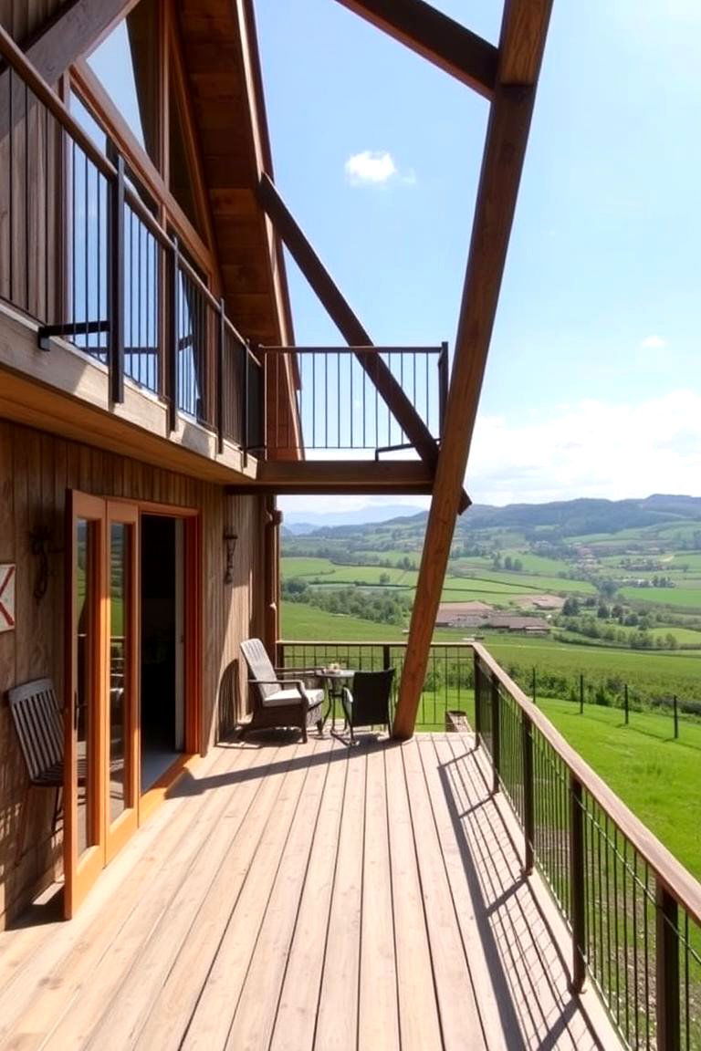 Maximizing Outdoor Living - 24 a Frame House With Balcony
