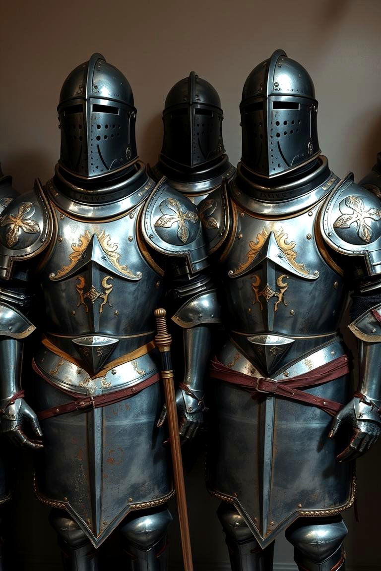 Medieval Armor Display - 24 Medieval Home Decor Ideas