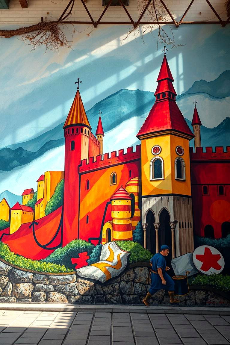 Medieval Inspired Murals - 24 Medieval Home Decor Ideas