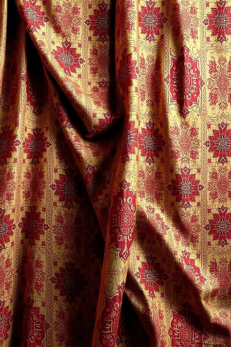 Medieval Patterned Fabrics - 24 Medieval Home Decor Ideas
