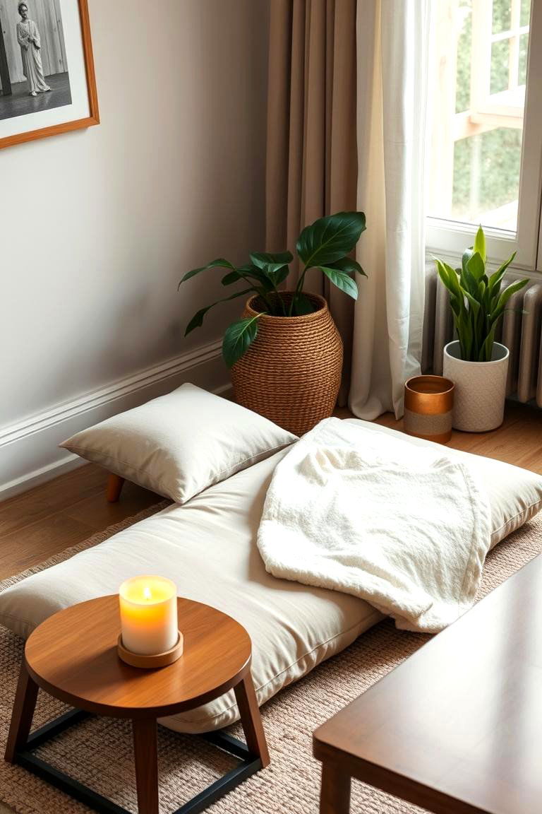 Meditation Nook for Mindful Moments - 24 Zen Living Room Ideas