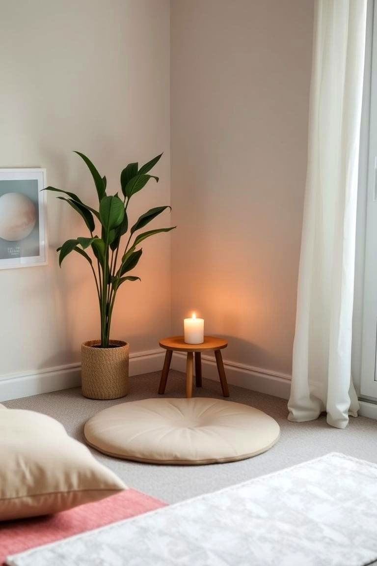 Meditation and Mindfulness Space - 24 Living Room Nook Ideas