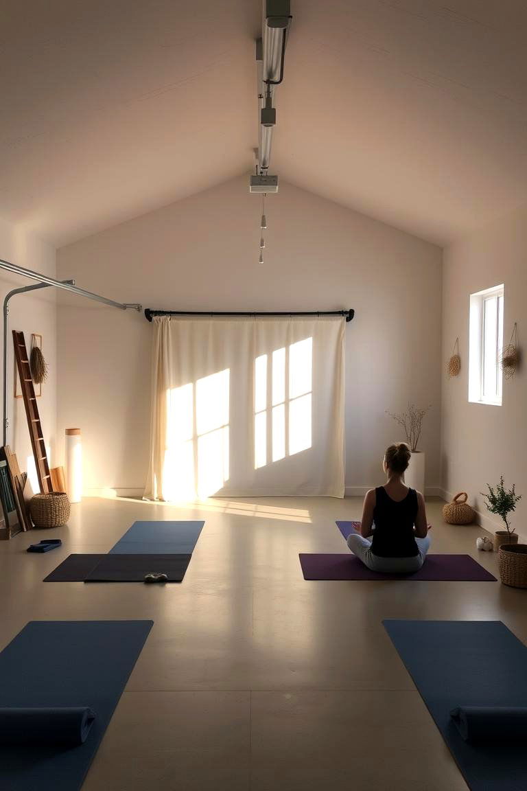 MeditationYoga Studio - 24 Garage Conversion Ideas