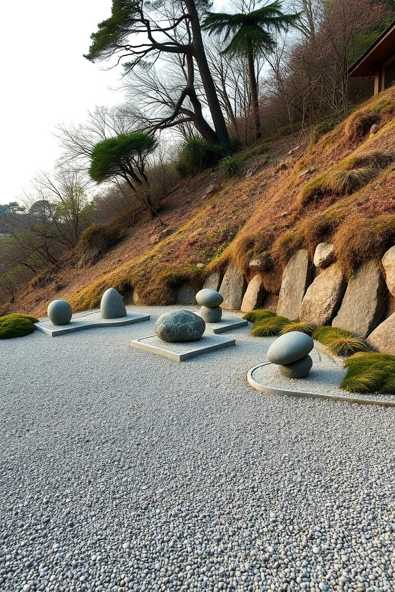 Meditative Zen Garden - 24 Hillside Terraced Garden Ideas