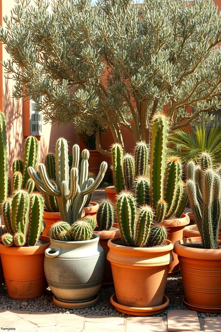 Mediterranean Inspired Cactus Garden - 24 Cactus Garden Ideas