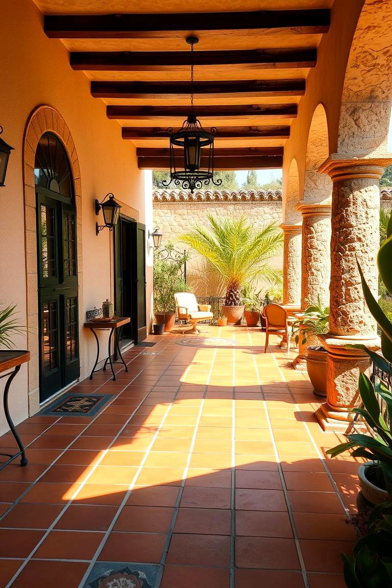 Mediterranean Inspired Patio - 24 Pool Patio Ideas