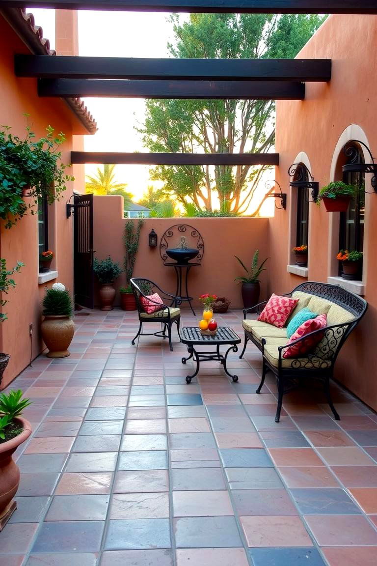 Mediterranean Inspired Patio - 24 Covered Patio Ideas