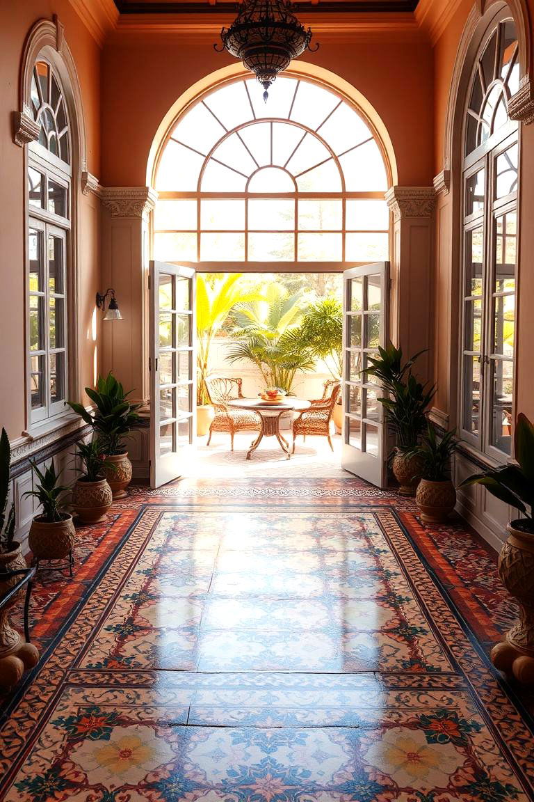 Mediterranean Inspired Patterns - 24 Sunroom Tile Floor Ideas
