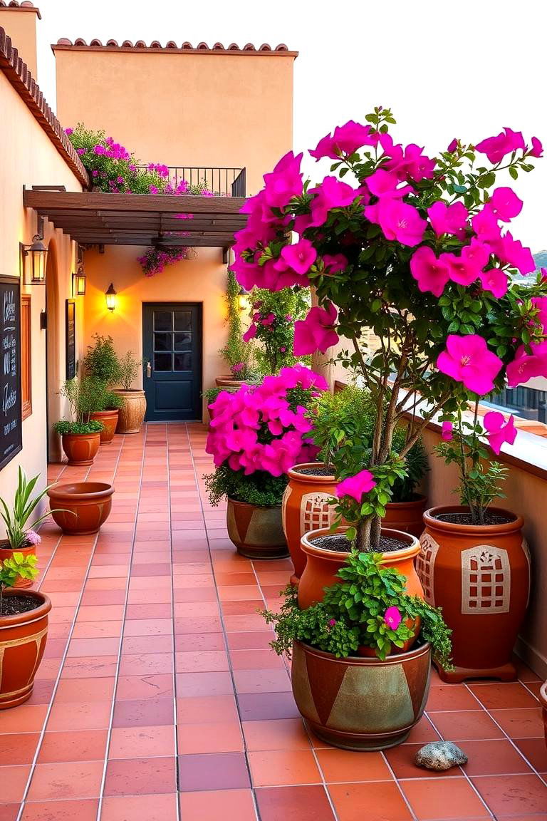 Mediterranean Inspired Terrace - 24 Rooftop Deck Ideas