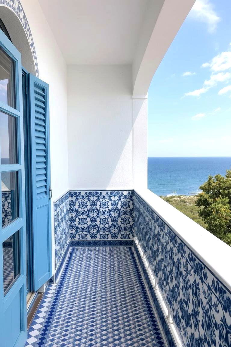 Mediterranean Mosaic Tiles - 24 Balcony Tiles Ideas