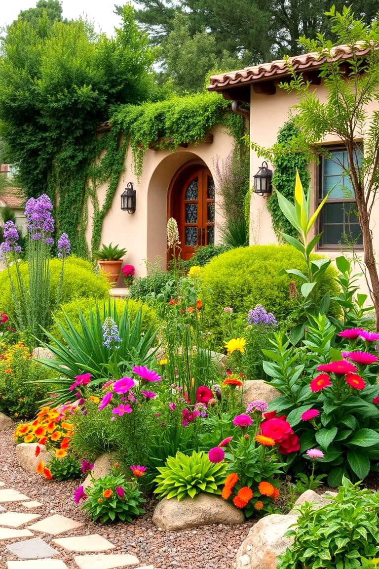 Mediterranean Plantings - 24 spanish style home exterior ideas
