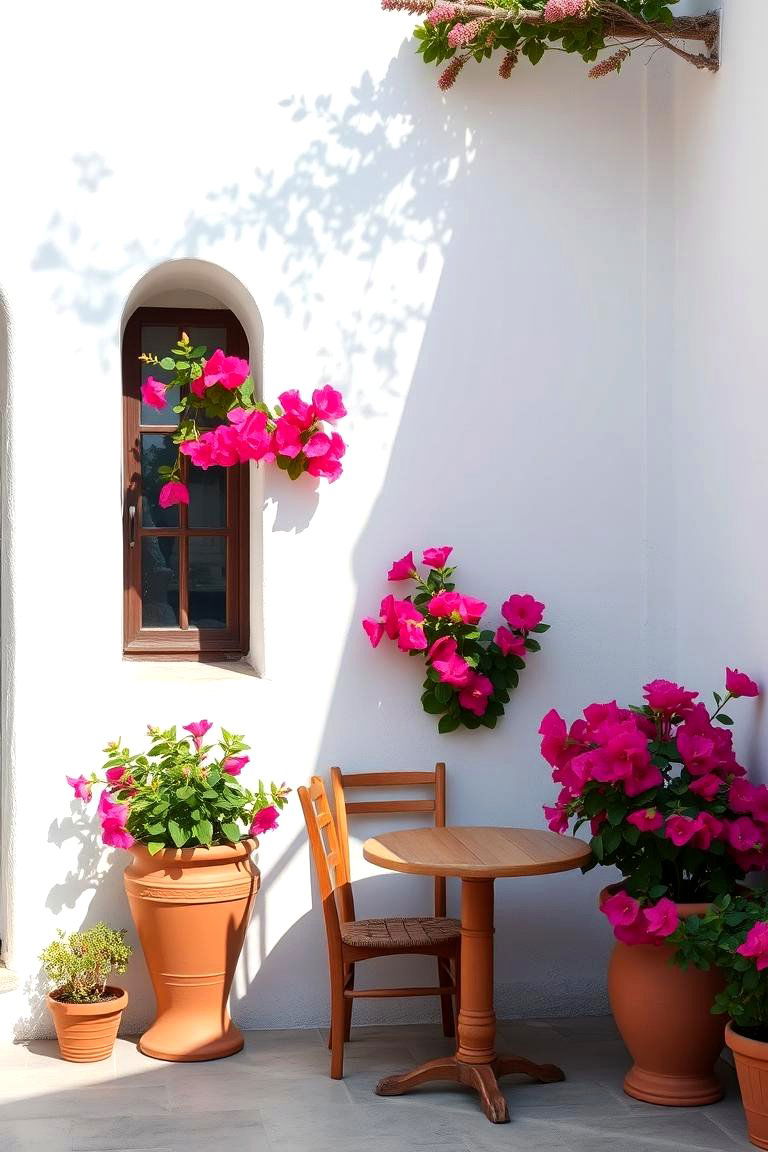 Mediterranean Style Dining Alcove - 24 Outdoor Dining Area Ideas