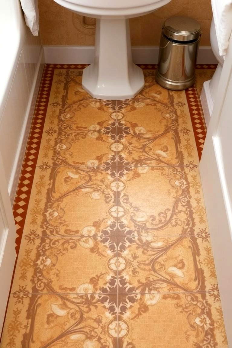 Mediterranean Style Mosaic - 24 Bathroom Mosaic Floor Tile Ideas