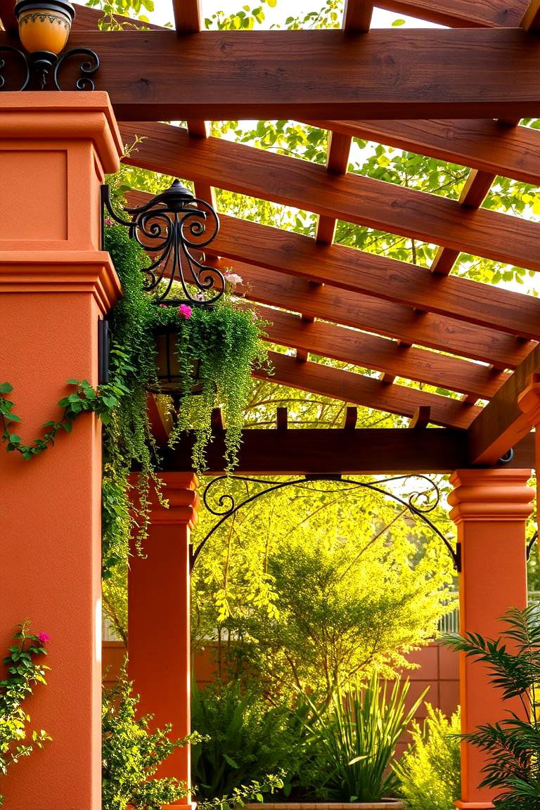 Mediterranean Style Pergola - 24 Small Patio Pergola Ideas