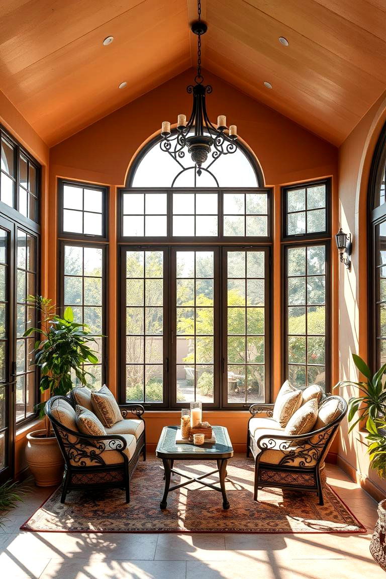 Mediterranean Style Sunroom - 24 Sunroom Ideas