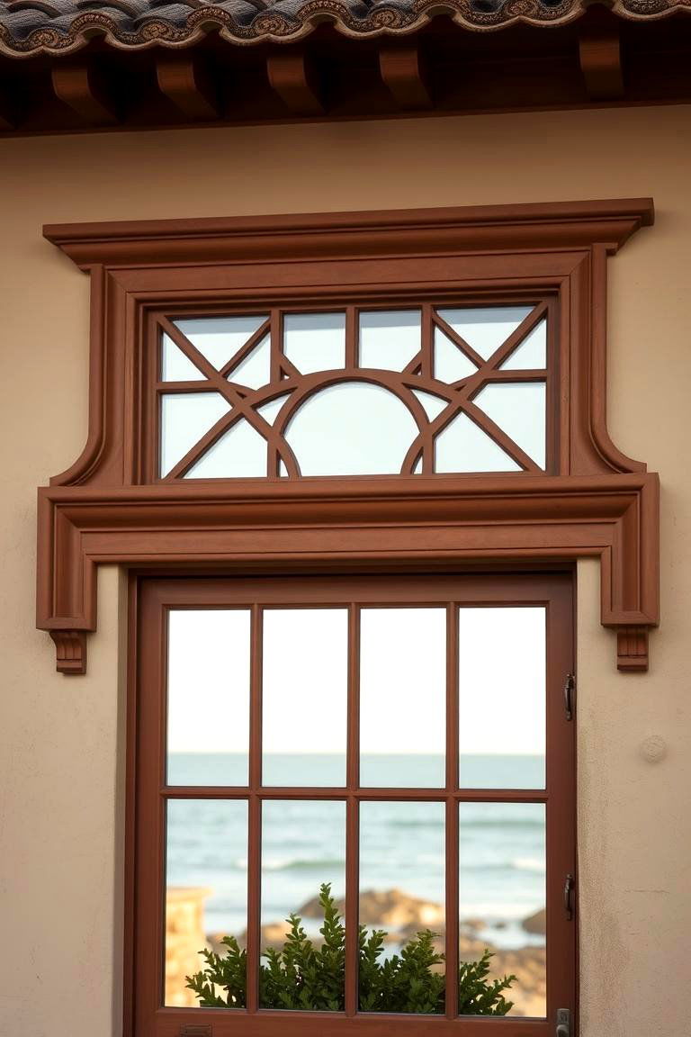 Mediterranean Style Trim Warmth - 24 Exterior Window Trim Ideas