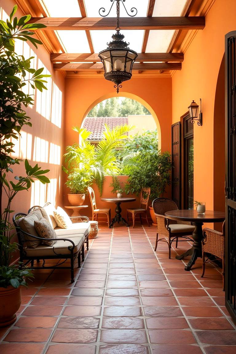 Mediterranean Sun Kissed Patio - 24 Front Yard Patio Ideas
