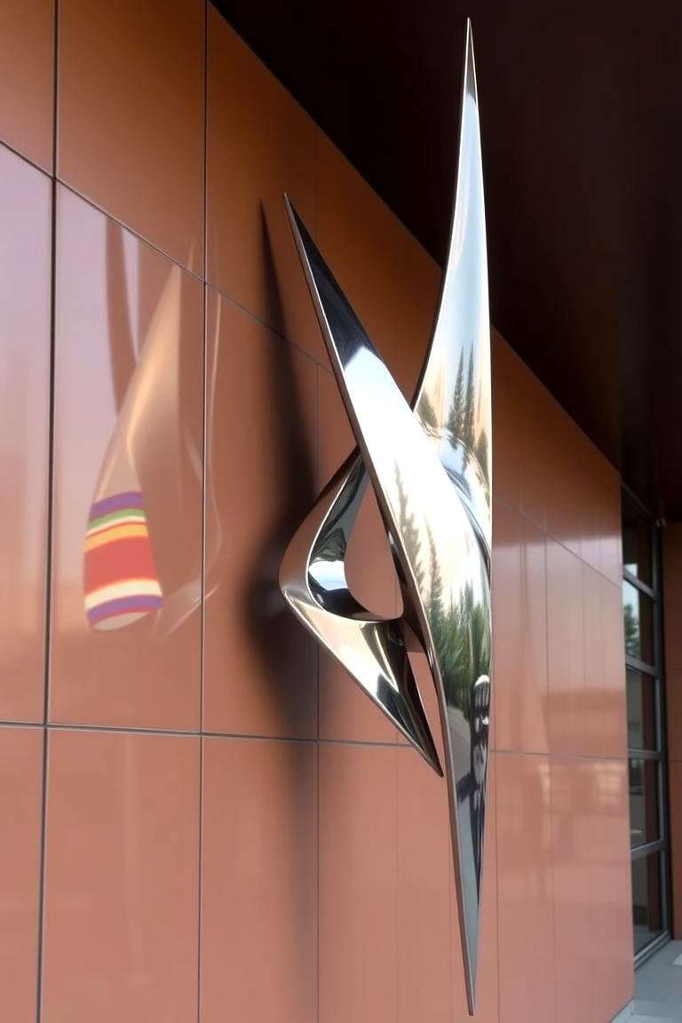 Metal Art Sculptures - 24 Outdoor Wall Decor Ideas