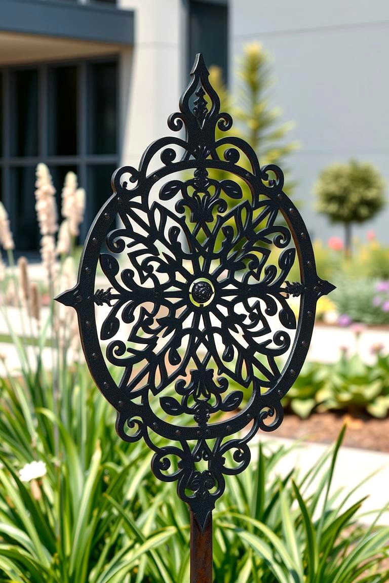 Metal Cut Out Garden Sign - 24 Garden Sign Ideas