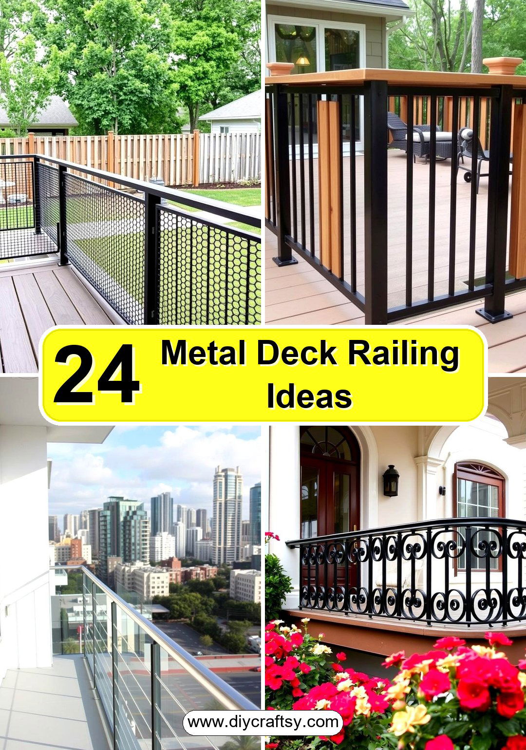 Metal Deck Railing Ideas