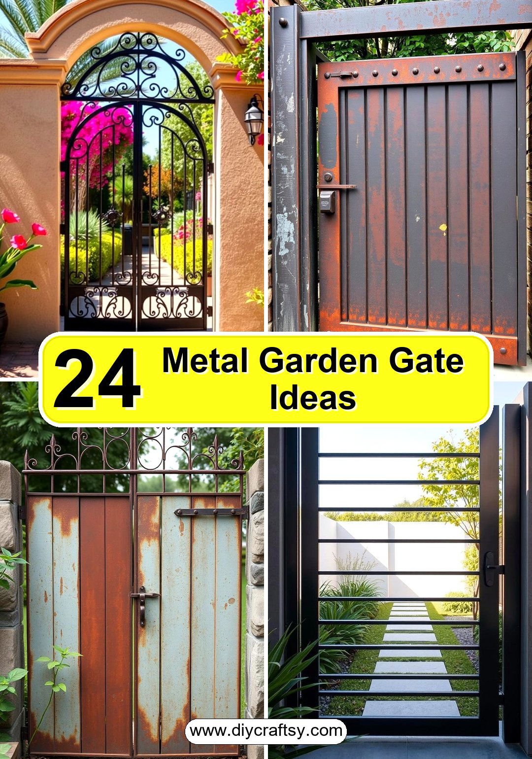 Metal Garden Gate Ideas