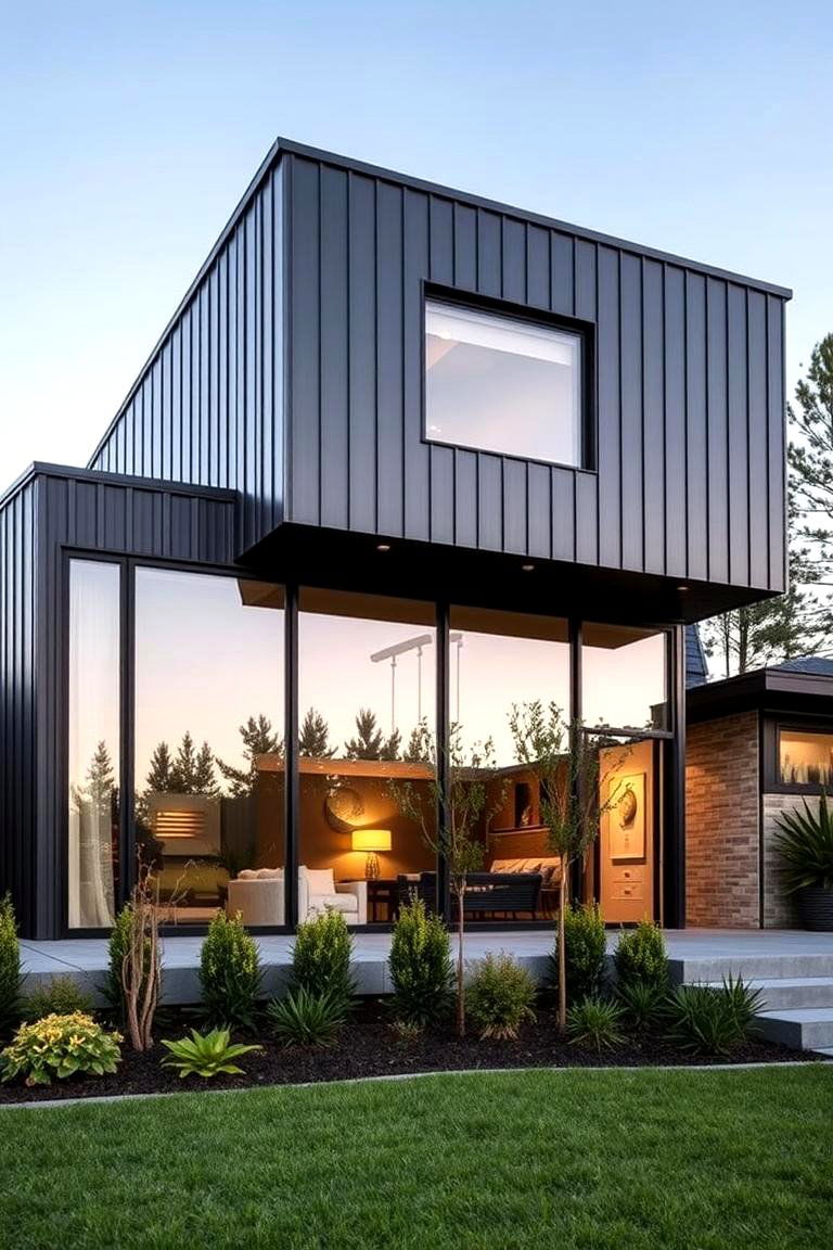 Metal Siding - 24 Exterior House Siding Ideas