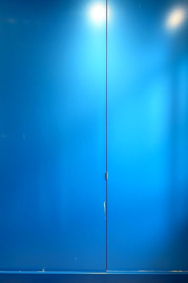 Metallic Blue Finishes - 24 Blue Accent Wall Ideas