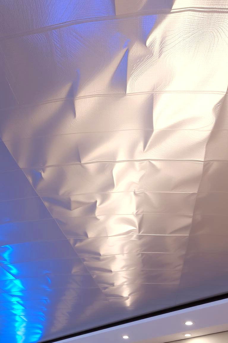 Metallic Finish Ceiling Ideas - 24 Cheap Ceiling Ideas