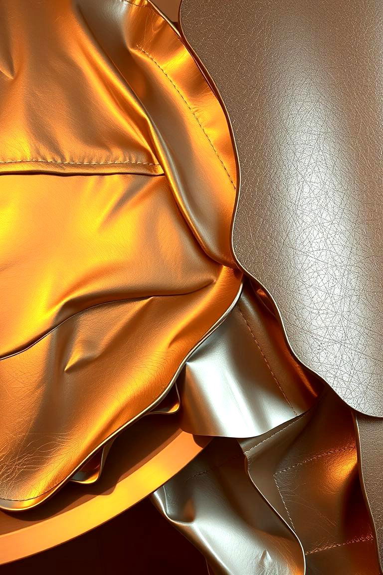 Metallic Finishes and Textured Panels - 24 Large Wall Art Ideas