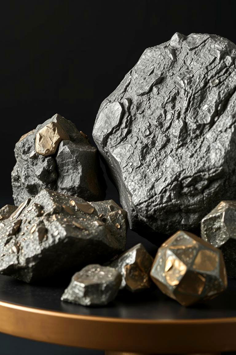 Meteorite Inspired Accessories - 24 galaxy space-themed bedroom ideas
