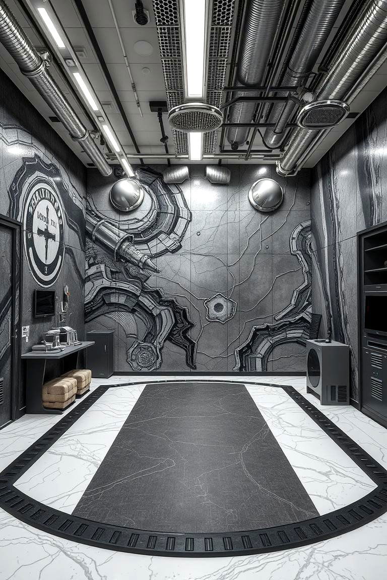 Meteorite Modern Studio - 24 Space-themed Room Ideas