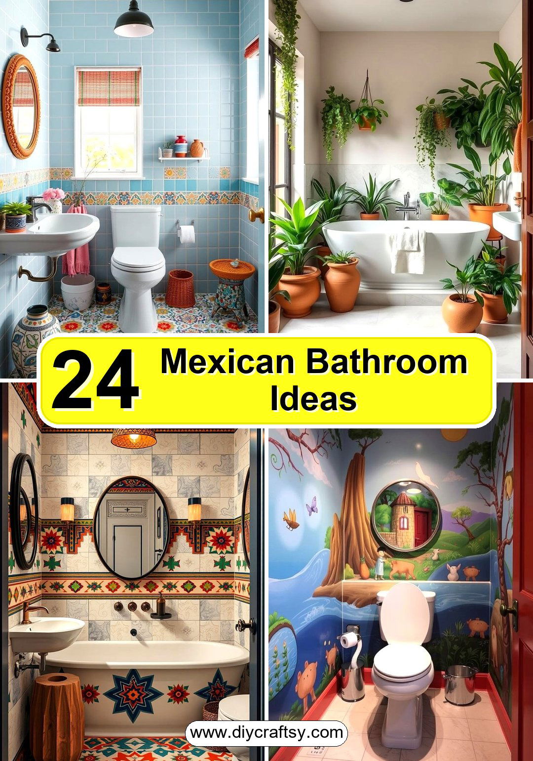 Mexican Bathroom Ideas