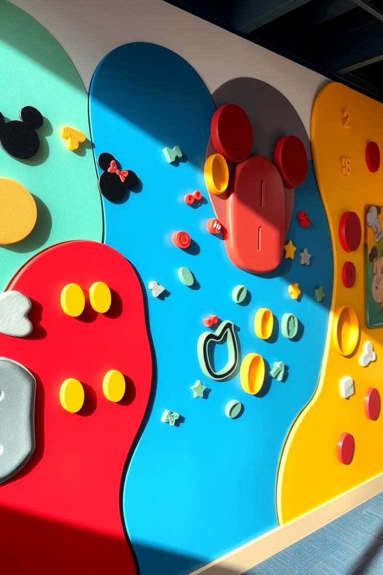 Mickey Mouse Interactive Wall Panels - 24 Mickey Mouse Room Decor Ideas