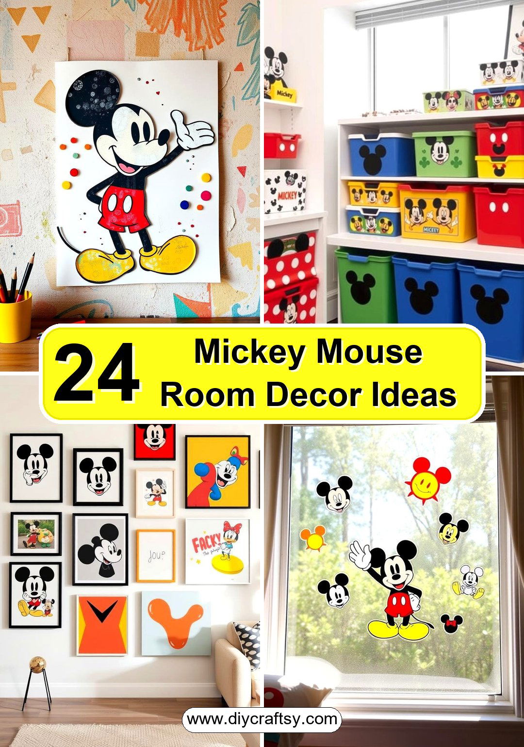Mickey Mouse Room Decor Ideas