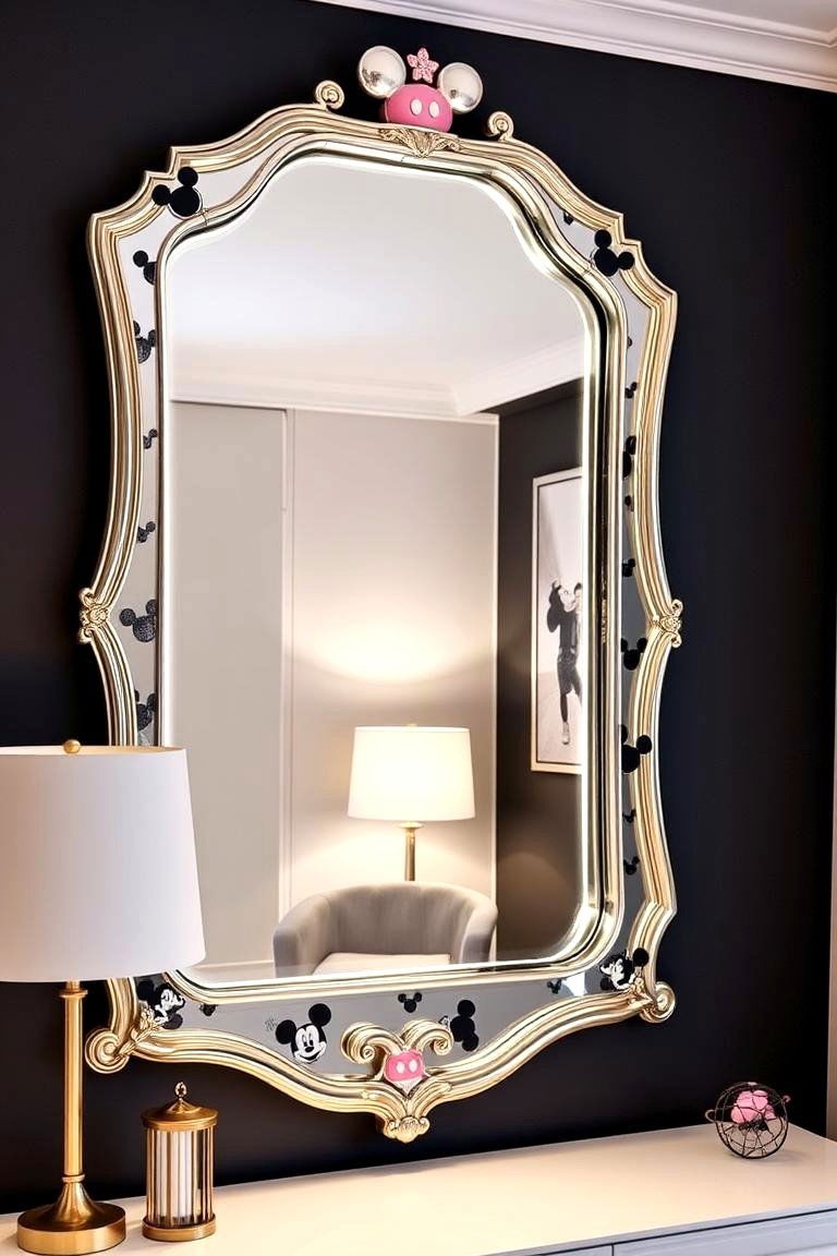 Mickey Mouse Themed Mirror Frames - 24 Mickey Mouse Room Decor Ideas