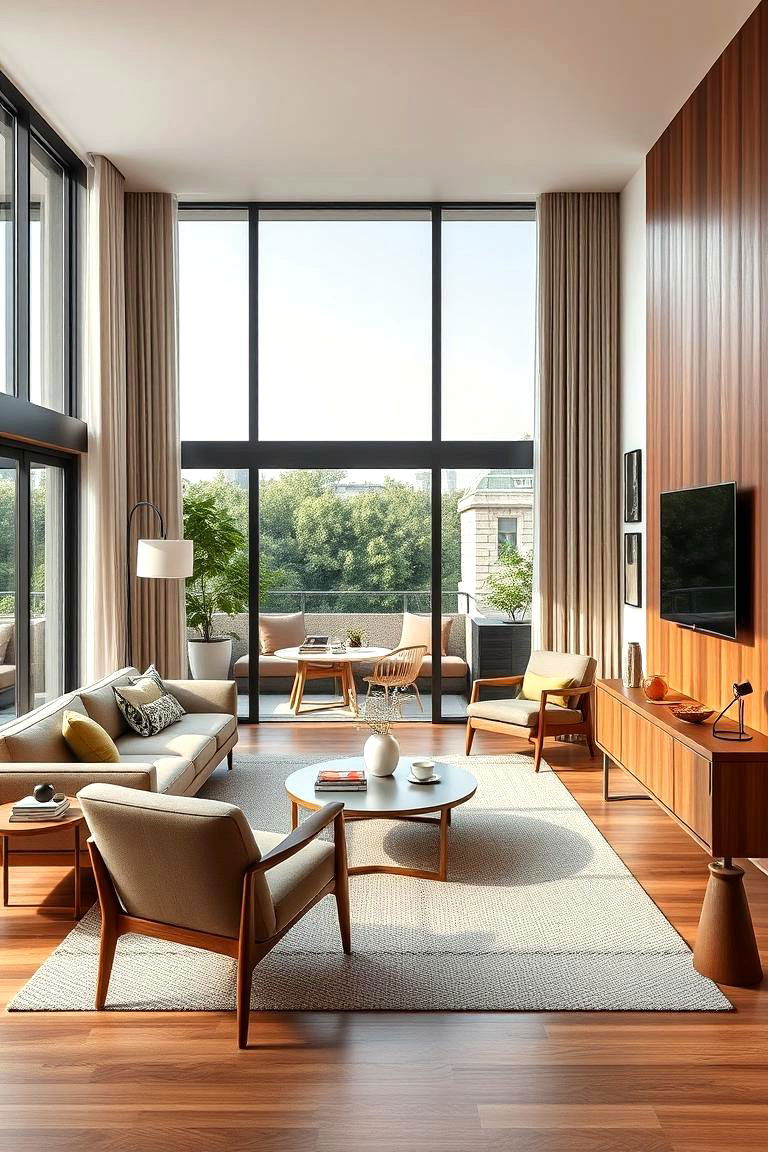 Mid Century Modern - 24 Condo Interior Design Ideas
